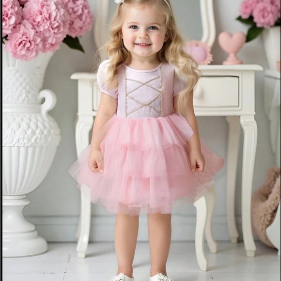 Disney Aurora Princess Pink Tulle Dress - Picture 5 of 5